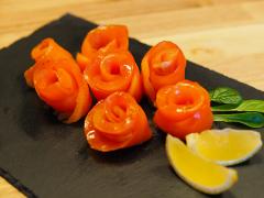 メイプルサーモン冷燻 (スモークサーモン) Mサイズ 約300g前後